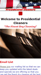 Mobile Screenshot of presidentialcleaners.net